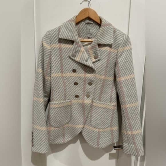 TRISTAN FITTED BLAZER WITH FLAP POCKETS SIZE P/S tweed academia preppy C2 - Picture 1 of 12